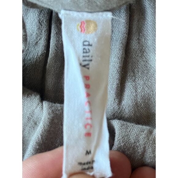 Daily Practice by Anthropologie Gray Pullover Summer Dress   Women's Size Medium - Picture 4 of 9